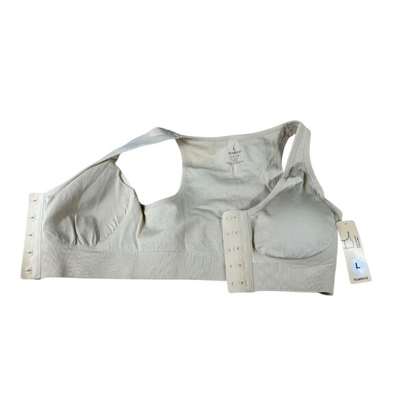 NEW Truekind Bra Daily Comfort Posture Nude Wireless Sz Large Lightly Padded - Picture 5 of 9